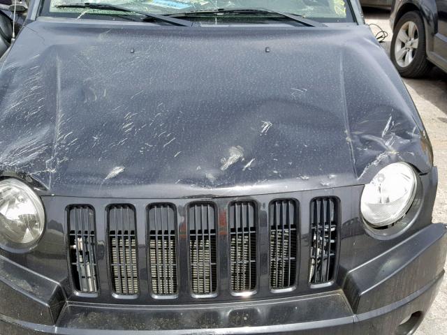 1J4NT4FB7AD672879 - 2010 JEEP COMPASS SP შავი ფოტო 7