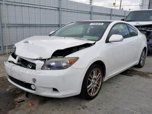 JTKDE177070193135 - 2007 TOYOTA SCION TC WHITE photo 2