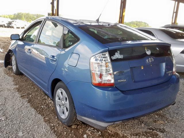 JTDKB20U587786110 - 2008 TOYOTA PRIUS BLUE photo 3