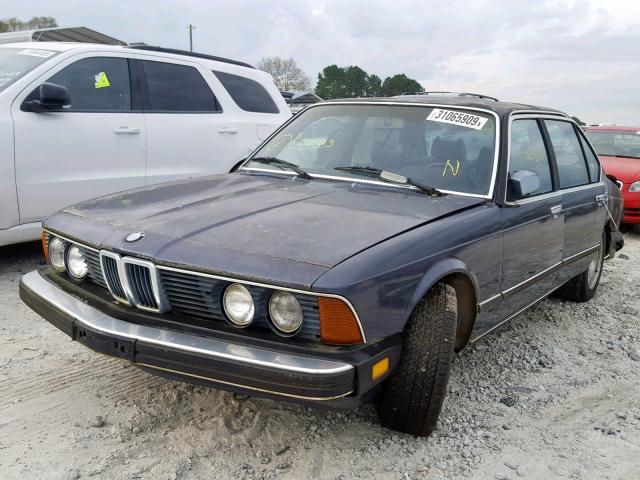 WBAFH8406F0639307 - 1985 BMW 735 I AUTO BLUE photo 2