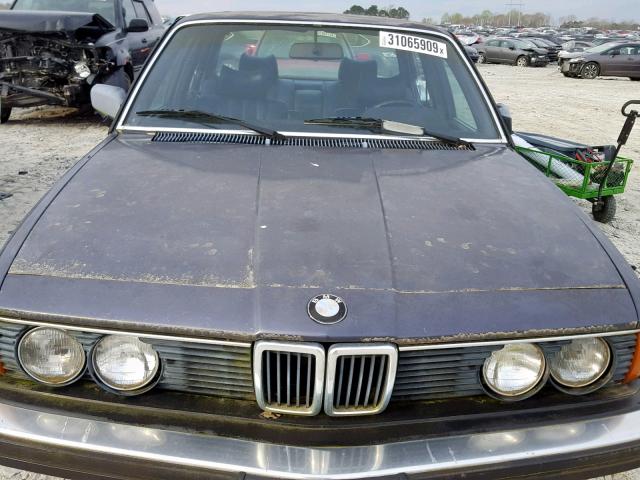 WBAFH8406F0639307 - 1985 BMW 735 I AUTO BLUE photo 7