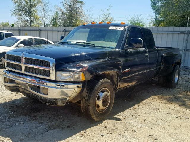 1B7MC3360YJ127346 - 2000 DODGE RAM 3500 BLACK photo 2