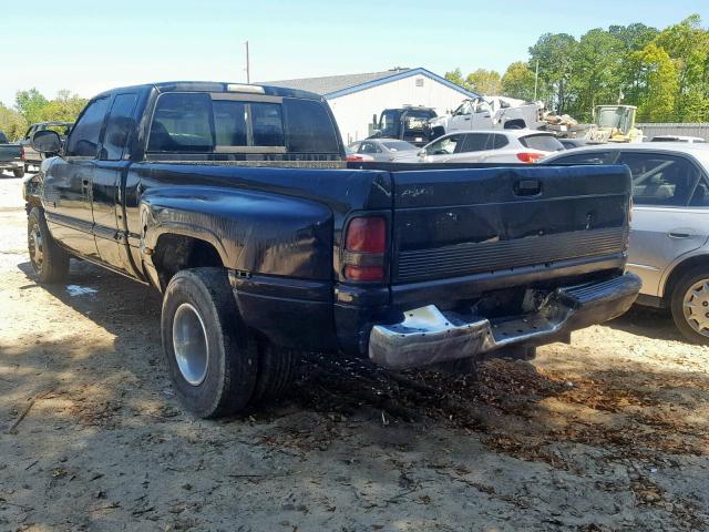 1B7MC3360YJ127346 - 2000 DODGE RAM 3500 BLACK photo 3