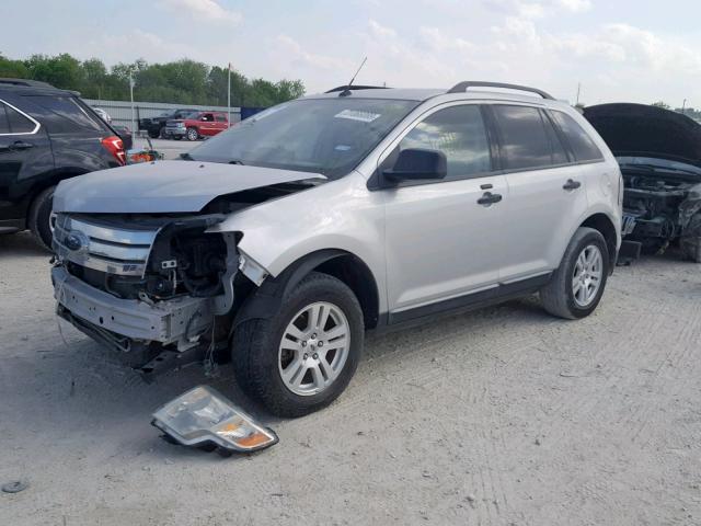 2FMDK3GC8ABA86098 - 2010 FORD EDGE SE SILVER photo 2