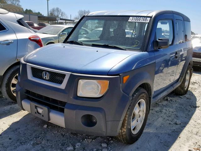 5J6YH18356L002568 - 2006 HONDA ELEMENT LX BLUE photo 2