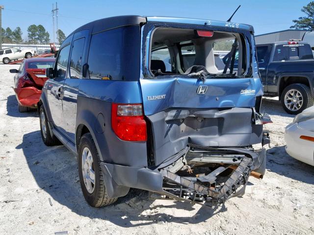 5J6YH18356L002568 - 2006 HONDA ELEMENT LX BLUE photo 3