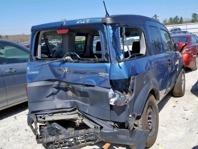 5J6YH18356L002568 - 2006 HONDA ELEMENT LX BLUE photo 4