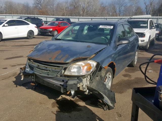 1G1AL58F687231269 - 2008 CHEVROLET COBALT LT BLUE photo 2