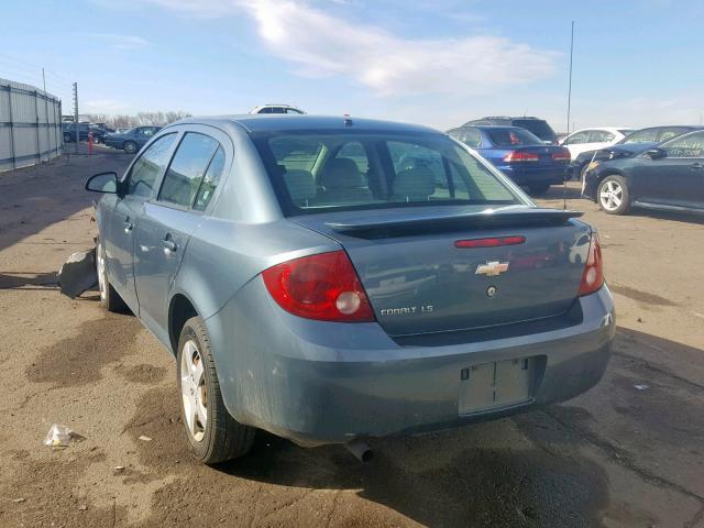 1G1AL58F687231269 - 2008 CHEVROLET COBALT LT BLUE photo 3