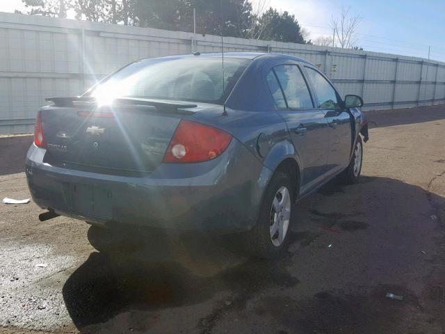 1G1AL58F687231269 - 2008 CHEVROLET COBALT LT BLUE photo 4