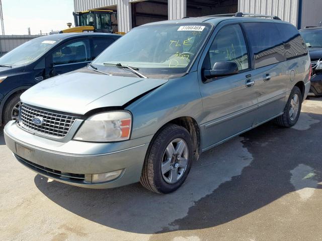 2FMZA56247BA06477 - 2007 FORD FREESTAR S GREEN photo 2