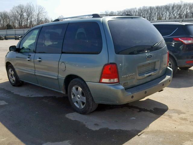 2FMZA56247BA06477 - 2007 FORD FREESTAR S GREEN photo 3