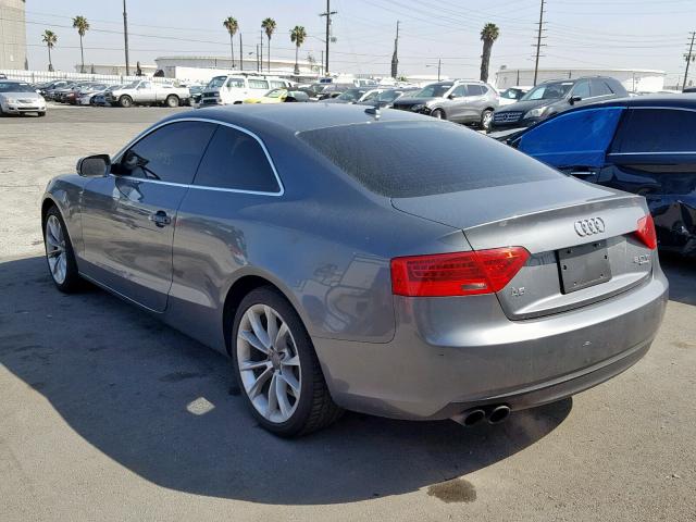 WAUCFAFR1EA046443 - 2014 AUDI A5 PREMIUM GRAY photo 3