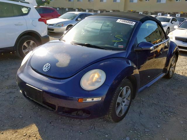 3VWPF31YX6M315829 - 2006 VOLKSWAGEN NEW BEETLE Mavi foto 2