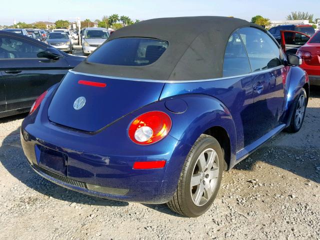 3VWPF31YX6M315829 - 2006 VOLKSWAGEN NEW BEETLE Mavi foto 4