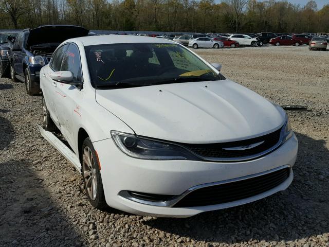 1C3CCCAB9FN697013 - 2015 CHRYSLER 200 LIMITE WHITE photo 1