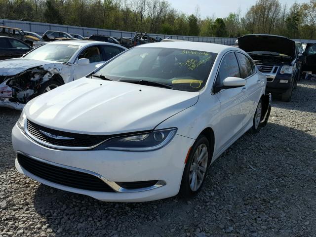 1C3CCCAB9FN697013 - 2015 CHRYSLER 200 LIMITE WHITE photo 2