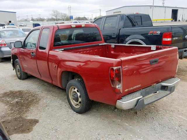 1GCCS198248138653 - 2004 CHEVROLET COLORADO RED photo 3