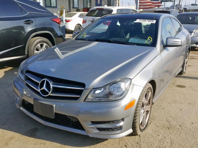 WDDGJ4HB1CF797004 - 2012 MERCEDES-BENZ C 250 GRAY photo 2