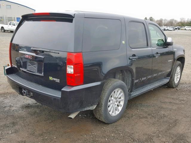 1GKFK13518R217697 - 2008 GMC YUKON HYBR BLACK photo 4