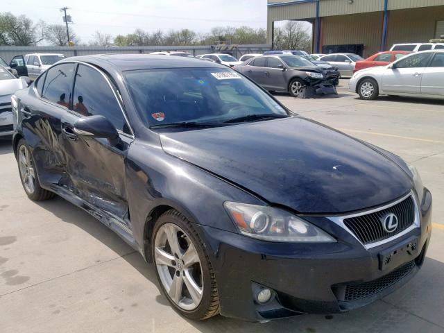 JTHBF5C22B5151475 - 2011 LEXUS IS 250 BLACK photo 1