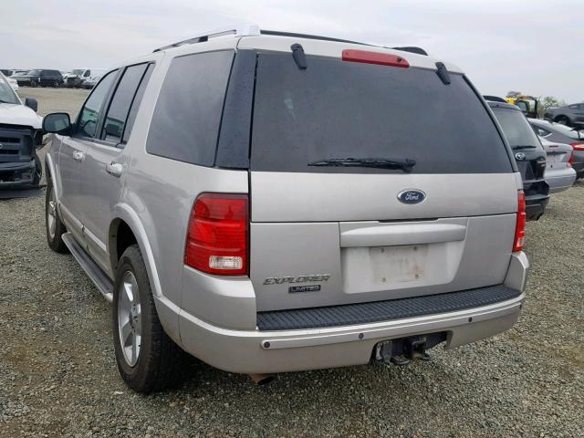 1FMDU75K73ZA30374 - 2003 FORD EXPLORER L SILVER photo 3