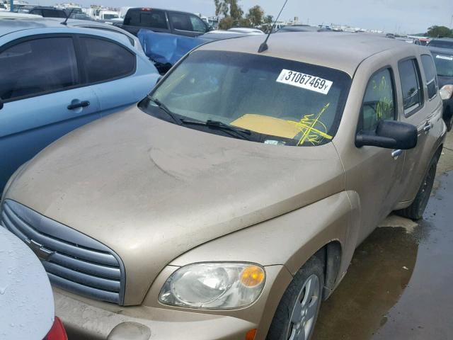 3GNDA13D27S620328 - 2007 CHEVROLET HHR LS Marrón foto 2