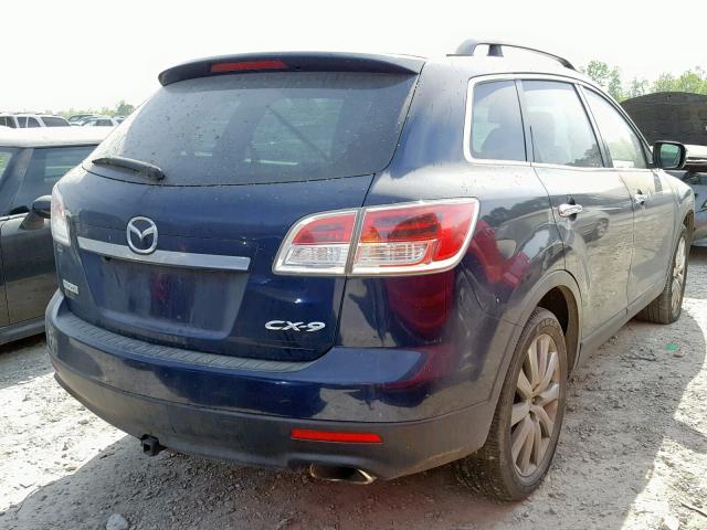 JM3TB38A880125191 - 2008 MAZDA CX-9 BLUE photo 4