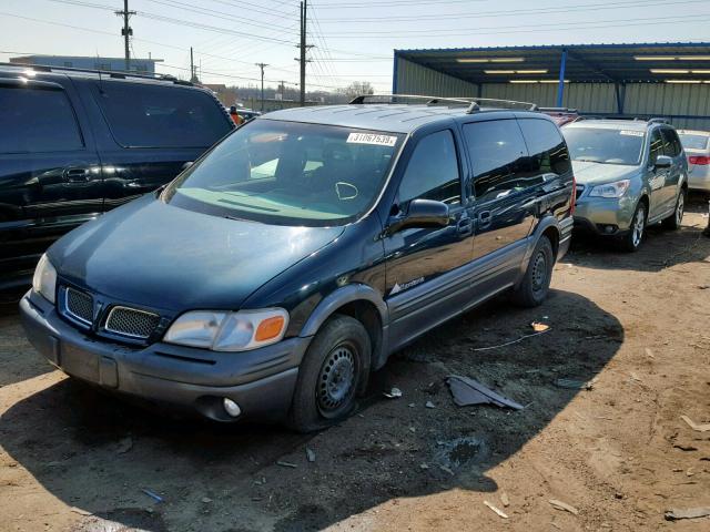 1GMDX03E2YD142399 - 2000 PONTIAC MONTANA GREEN photo 2