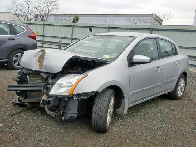 3N1AB6APXBL689602 - 2011 NISSAN SENTRA 2.0 SILVER photo 2