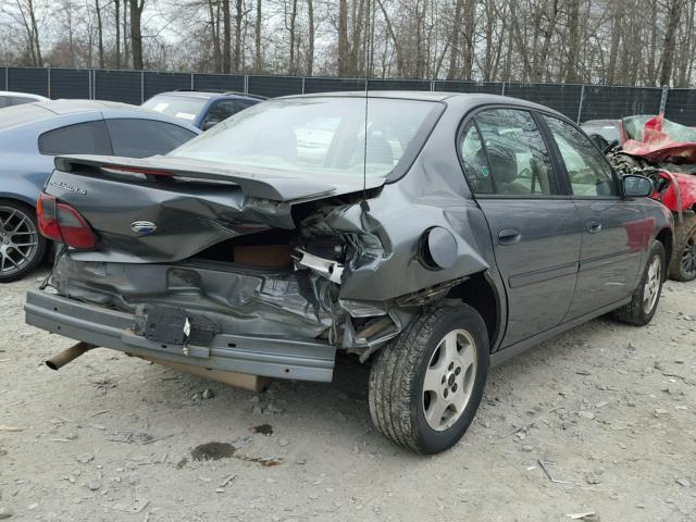 1G1NE52J33M598021 - 2003 CHEVROLET MALIBU LS 灰色 照片 4