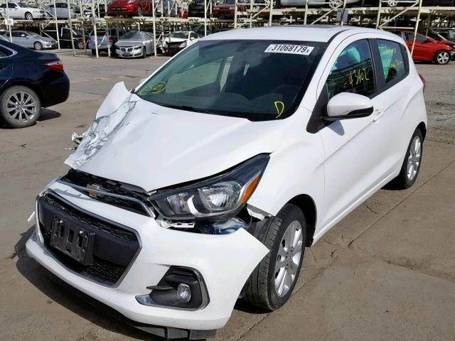 KL8CD6SA0GC617555 - 2016 CHEVROLET SPARK 1LT WHITE photo 2