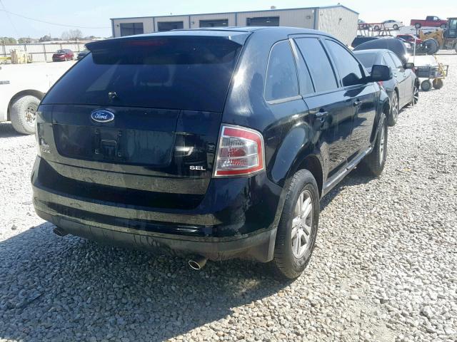 2FMDK38C97BA53926 - 2007 FORD EDGE SEL BLACK photo 4