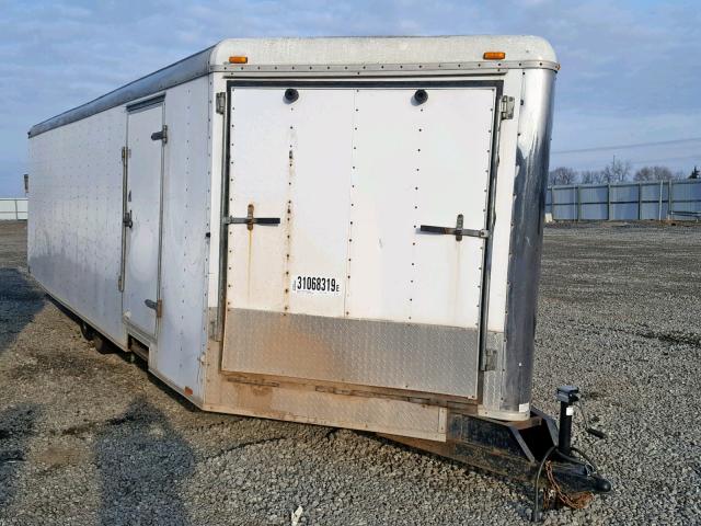 4X4TSED28YN022353 - 2000 CARGO TRAILER WHITE photo 1