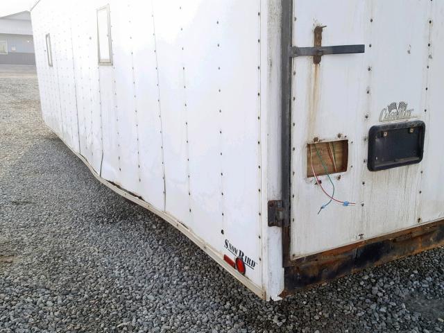 4X4TSED28YN022353 - 2000 CARGO TRAILER WHITE photo 9