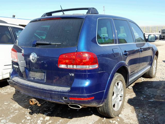 WVGZM77LX6D001769 - 2006 VOLKSWAGEN TOUAREG 4. BLUE photo 4