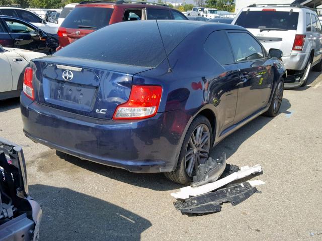 JTKJF5C76C3023822 - 2012 TOYOTA SCION TC BLUE photo 4