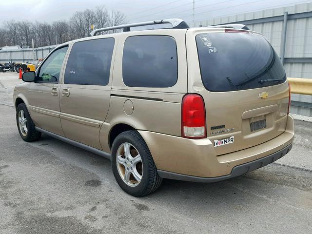 1GNDV33L55D249640 - 2005 CHEVROLET UPLANDER L 金色 照片 3