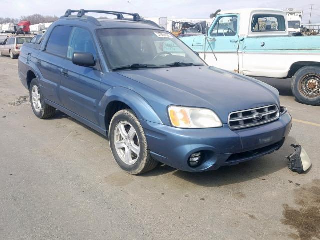 4S4BT62CX67104372 - 2006 SUBARU BAJA SPORT BLUE photo 1