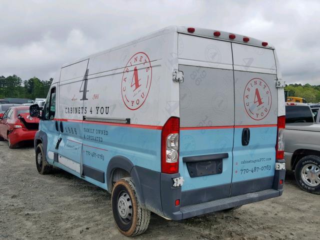 3C6TRVDG3EE120808 - 2014 RAM PROMASTER WHITE photo 3