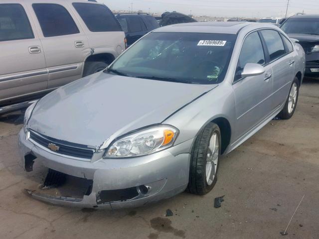 2G1WC5EM6A1164393 - 2010 CHEVROLET IMPALA LTZ SILVER photo 2