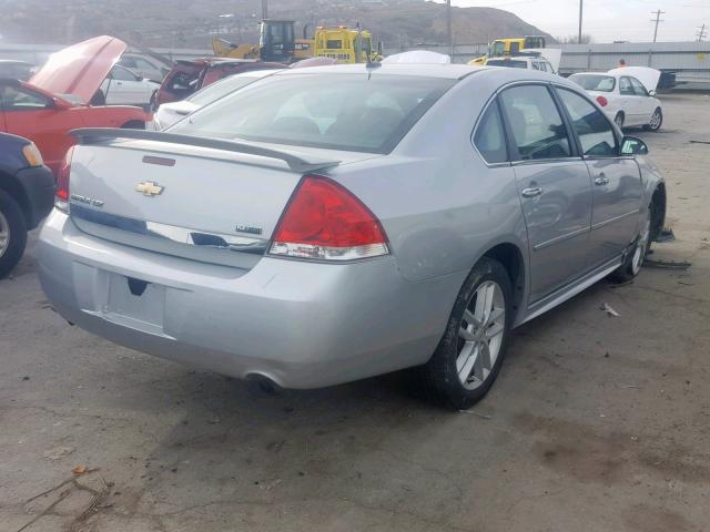 2G1WC5EM6A1164393 - 2010 CHEVROLET IMPALA LTZ SILVER photo 4