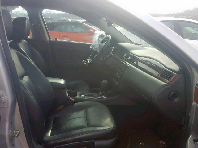 2G1WC5EM6A1164393 - 2010 CHEVROLET IMPALA LTZ SILVER photo 5