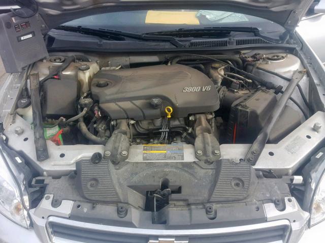 2G1WC5EM6A1164393 - 2010 CHEVROLET IMPALA LTZ SILVER photo 7