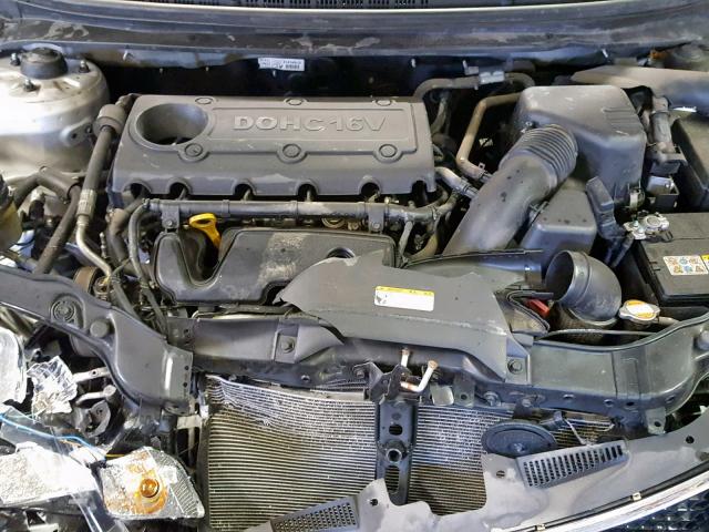 KNAFU4A20A5874078 - 2010 KIA FORTE EX SILVER photo 7