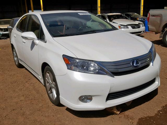 JTHBB1BA1A2032328 - 2010 LEXUS HS 250H WHITE photo 1