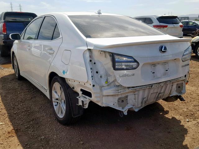 JTHBB1BA1A2032328 - 2010 LEXUS HS 250H WHITE photo 3