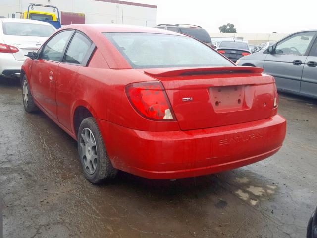 1G8AN12F25Z173397 - 2005 SATURN ION LEVEL RED photo 3