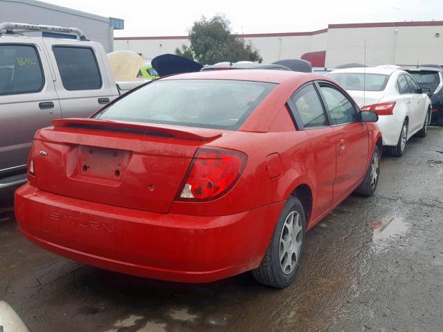 1G8AN12F25Z173397 - 2005 SATURN ION LEVEL RED photo 4