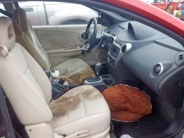 1G8AN12F25Z173397 - 2005 SATURN ION LEVEL RED photo 5